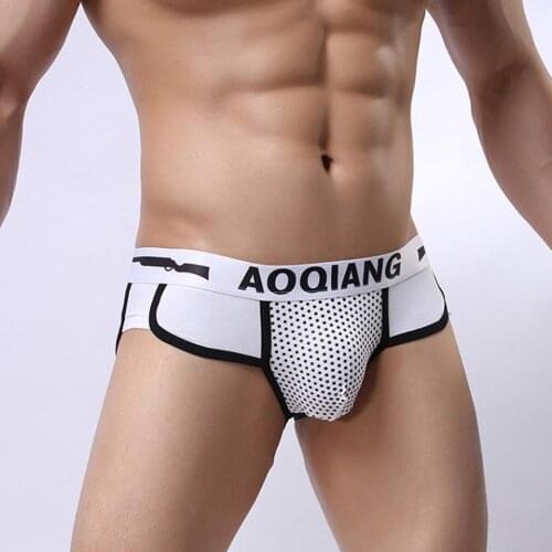 1PCS Fashionable Popular Elastic Breathable Comfortable Mens Boxer Shorts Solid Color Multiple Styles Soft Cotton Underpants