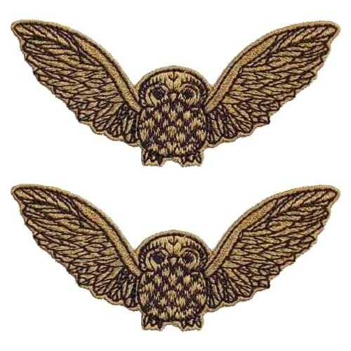 Cartoon Bird sewing Patches for Clothing Embroidered Owl Patch Iron on Clothes Children Kid Applique Sew on Stickers Bag Badges