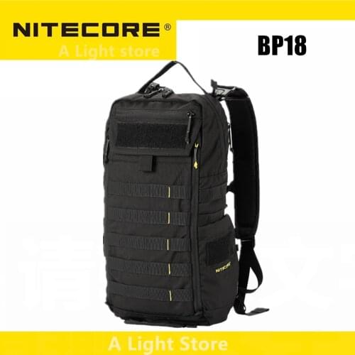 Nitecore BP18 Commuter Backpack 18L Wearproof 500D Nylon Fabric Water Resistant Multi-Purpose Every Day Backpack Tactical