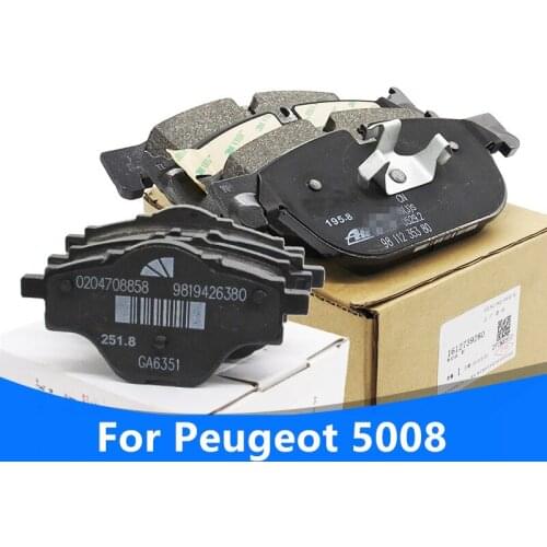 For Peugeot 5008 front wheel rear wheel car front and rear brake pads dedicated brake pads high quality Auto Accessories