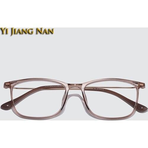 Men Light Weight TR90 Flexible Optical Eyewear Prescription Glasses Frame Long Alloy Temple Women Trend Eyeglasses Spectacle