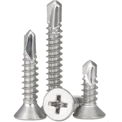Countersunk Head Screw 410 Stainless Self Tapping Phillips Flat Head Screws