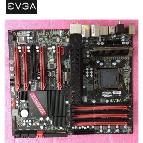 For EVGA X58 Motherboard LGA 1366 DDR3 For Intel X58A Desktop Mainboard SATA II PCI-E X16 Used