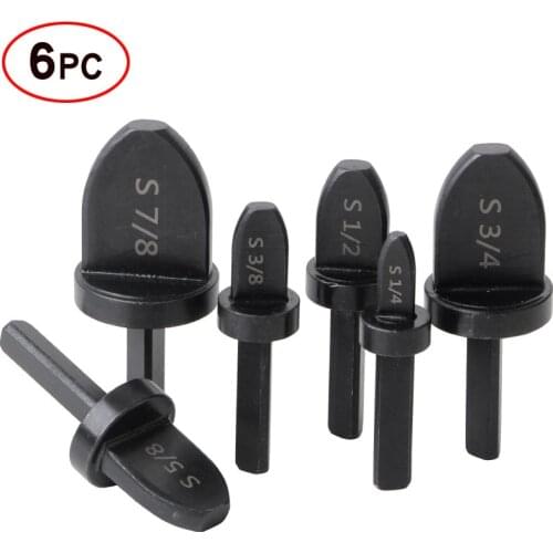 ZK30 6pcs Imperial Tube Pipe Expander Support for Air Conditioner Conditioning Swaging Tool 7/8 3/4 5/8 1/2 3/8 1/4 Inch