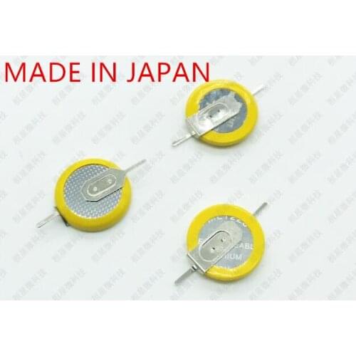 10PCS~50PCS/LOT Japan ML1220 3V18MAH rechargeable laptop motherboard battery CR1220 with soldering feet