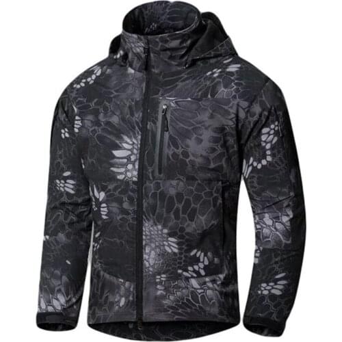 Brand Clothing Man Military Tactical Shark skin soft shell Camouflage Army Mens waterproof warm Windcheater Autumn Jackets Coats
