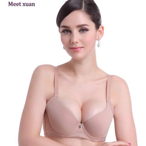 Bras for Women Push Up Bras Brassiere B C D Big Cup Underwear Sexy Bra Three Quarters(3/4 Cup) Bra Women lingerie
