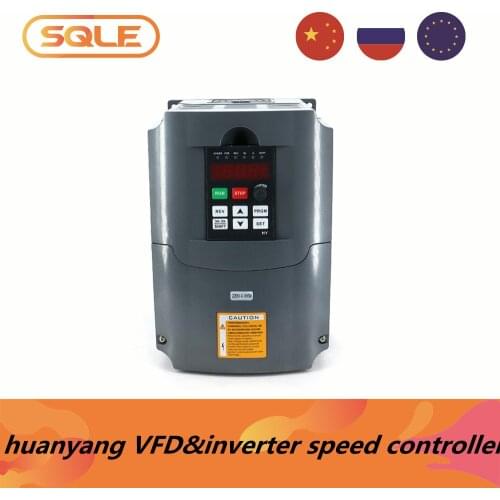 Huanyang HY series inverter & VFD HY04D023B 4kw 4000w General V/F type 400hz input single phase ouput 3 phase 110v 220v 380v