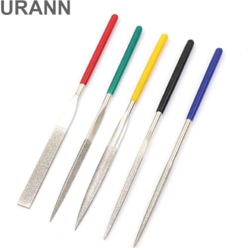 5pcs 100mm/180mm Diamond Needle File set Assorted File Mini Rasp Repair Tool Wood Mold Metal Ceramic Grinding Hand File Tools