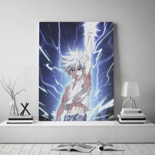 Wall Artwork Modular Paintings Killua Zoldyck Hunter X Hunter Anime Pictures Hd Prints Home Poster Canvas Living Room Decoration