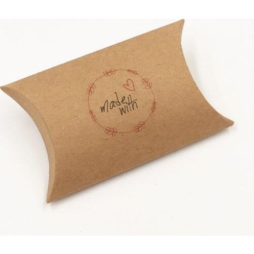 New Hot Candy Pouch 100Pcs Wedding Favors Pillow Shape Gifts Boxes Chocolate Giveaways Boxes Party Supplies