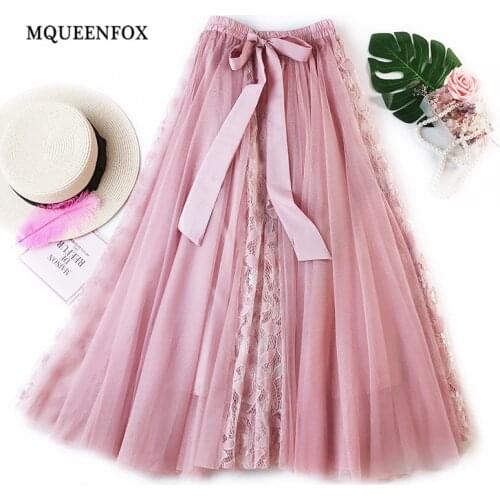 OLGITUM Pleated Skirt