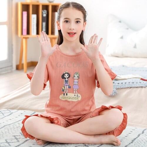 Toddler Girls Pajamas Big Girl Boys Sleepwear Children Homewear Kids Pajamas Night Suit Pijamas For Teens 4 6 8 10 12 16 Years