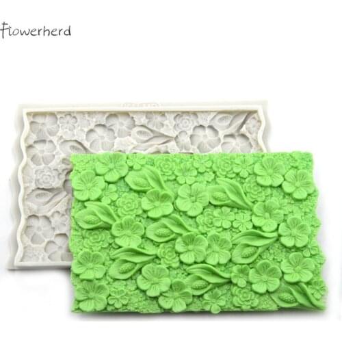 New Flower Mold Fondant Cake Silicone Mold Resin Molds Cake Decorating Tools Chocolate Mold Baking Accessories Sugarcraft Tools