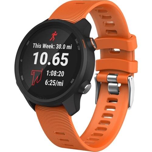 Silicone Bracelet Strap Band for Garmin Forerunner245/ Forerunner645 /vivomove HR Band Watchband for Garmin vivoactive 3 belt