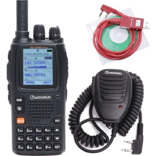 Wouxun KG-UV9D Plus Upgrade Multi-Band Multi-functional DTMF Two Way Raidos, 7 bands Included Air Band 136-174MHz/400-512MHz