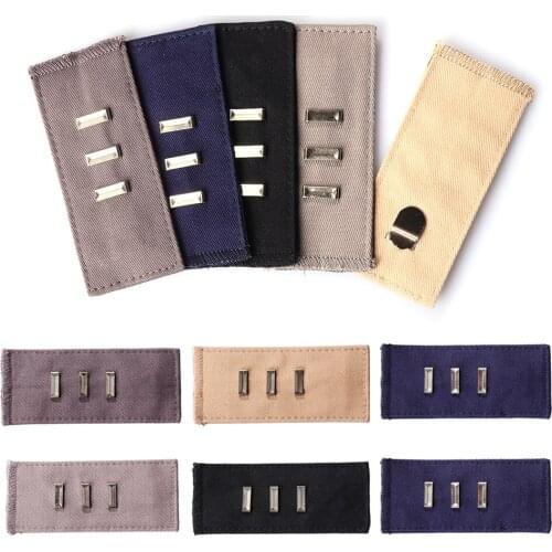 Unisex Waist Band Pant Extender Belt Garment Accessories Tight Trousers Jeans Skirts Maternity Button Hooks Washable Gadgets