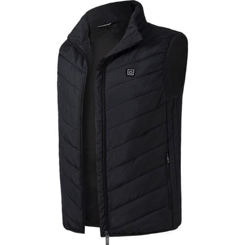 Thermal Electric Heated Vest Men Women Winter USB Heating Waistcoat Outdoor Skiing Warm Vest Sleeveless Jacket Hiking Vests