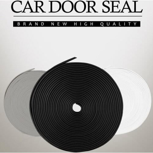 1PCS 10Meter U Type Door Seal Car Sound Insulation Car Door Sealing Rubber Strip Weatherstrip Edge Trim Noise Insulation