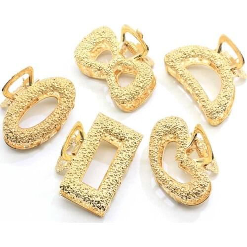 10/20PCS Mix Designs Mini Metal Hair Claw Alloy Hair Crab Clamp Hairgrip For Women Girls Letter Mini Claw Hair Accessories Head