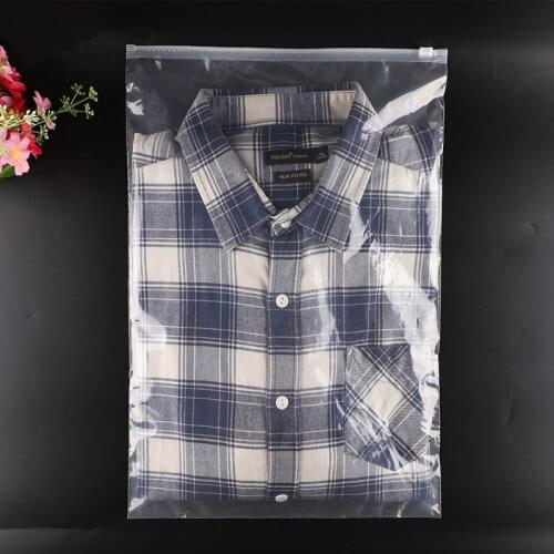 100pcs Underwear mens clothing zipper bag childrens clothing socks PE sealed ziplock bags