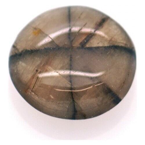 2,95ct Quiastolite Cabochon Round Cut