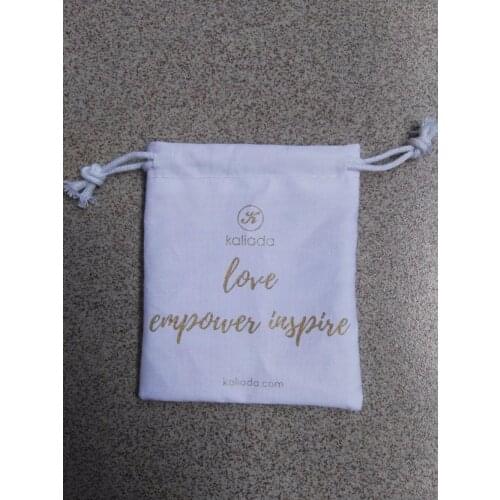 200pcs white cotton drawstring bags cheap dust bags size 15*20cm jewelry packaging bags for jewelry storage DHL shipping include