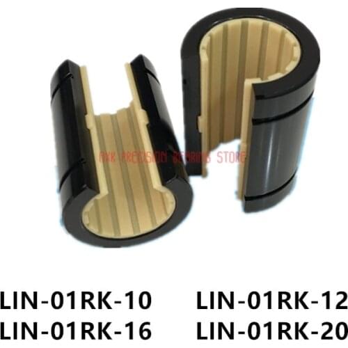 2021 Cnc Router Parts Linear Rail AXK Open Plastic Linear Bearings / Plain Lin-01rk-10 Lin-01rk-12 Lin-01rk-16 Lin-01rk-20