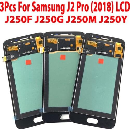 3 Piece/lot Incell LCD Screen For Samsung J250 J2 2018 Adjust LCD Display Touch Screen Digitizer For Samsung Galaxy J2 Pro 2018