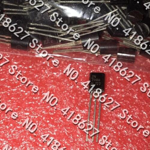 500PCS/LOT 2N7000 TO-92 Low power transistor 0.3A 60V