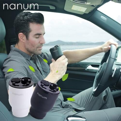 Car Aromatherapy Diffuser Essential Oil Diffuser USB Car Charger Aroma Cup for Car Air Purifier Home Office