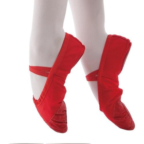 Ballet Dance ballet shoes for Dancing Pointe Shoes For Kids Women Soft ballet Flats Shoes Fitness girls canvas dance Slippers