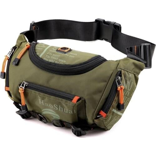 Large Capacity Multicolor Waist Packs Waterproof Running Fishing Bag Outdoor Belt Bag Riding Mobile Phone Fanny Pack Gym Bags