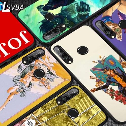 JoJo Bizarre Adventure For Huawei Y5 6 7 8 9 Y5P Y6S Y6P Y7P Y7A Y8P Y8S Y9A Y9S 2018 2019 2020 Pro Prime Black Soft Phone Case