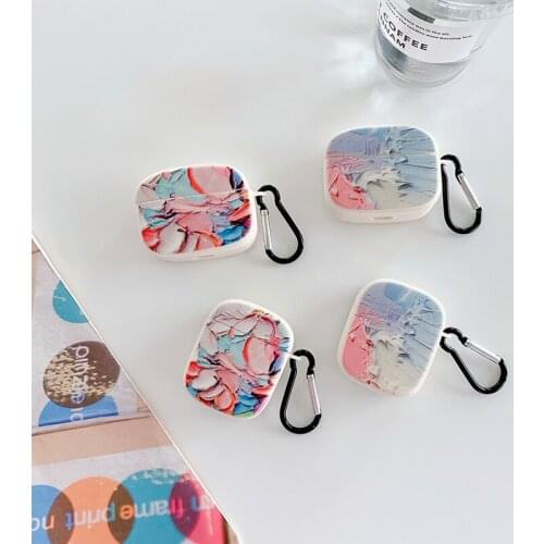 Watercolor marbling Shockproof Soft silicone Case For Apple Airpods pro Art Watercolor Cover For Apple Airpods 1 2 Earphone Case