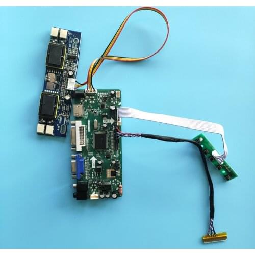 Kit for LM190E08-TLL3 Controller board VGA DVI LVDS 4 lamps HDMI Driver 30pin Screen Panel M.NT68676 DIY 19" 1280X1024