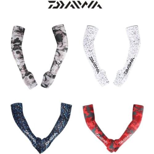 DAIWA Fishing ARM Sleeves Men Outdoor Sports Cycling Fly fishing Driving Arm Warmer UV Block Sun Screen Clothing Wholesale