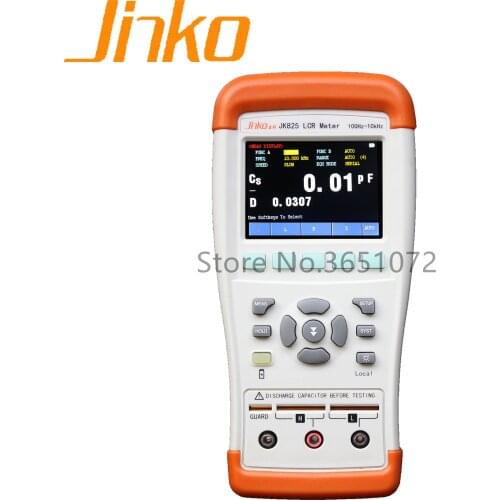 JK825 Portable LCR Meter 10KHz Handheld ESR Meter 100Hz, 120Hz, 1kHz, 10kHz