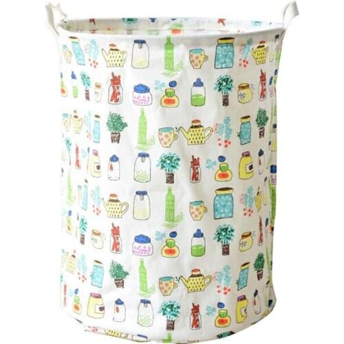 Foldable Waterproof Storage Basket Bag Toy Dirty Laundry Basket Bag Clothes Toys Sundries Fabric Folding Storage Box