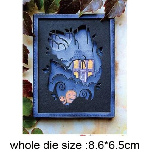 Halloween witch Metal Cutting Dies Stencil for DIY Scrapbooking Album Embossing Paper Cards Decorative Crafts Die Cuts