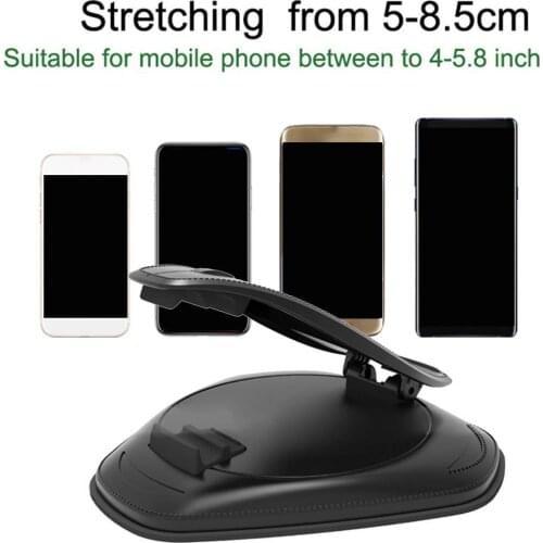 Universal Car Phone Holder Clip Automobile Dashboard Holder Center Car Console Navigation Support Bracket Phone Mobile Stan T7I4