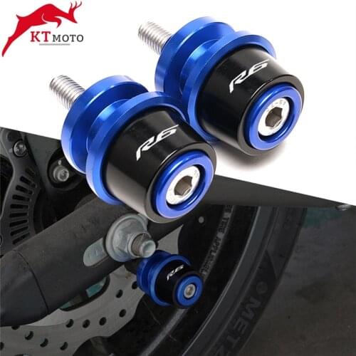 For YAMAHA YZFR6 YZF-R6 YZF R6 2000-2021 2020 2019 2018 Motorcycle CNC High quality Swingarm Spool Slider Stand Screws