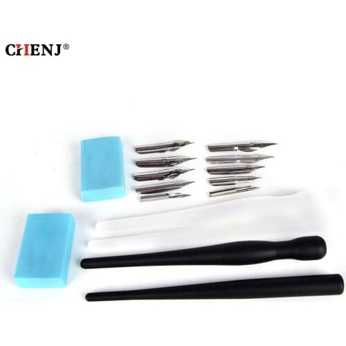 1 Set Cartoon Nib Holder Comic Drawing Painting Kit Painting Pen Set Cartoon Manga Pen Dip Pen Calligraphy Drawing Tool