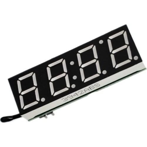 3 in 1 Diy Digital Clock Temperature Voltage Kit DS3231SN 5-30V DC Electronic Red LED Clock Module For Arduino