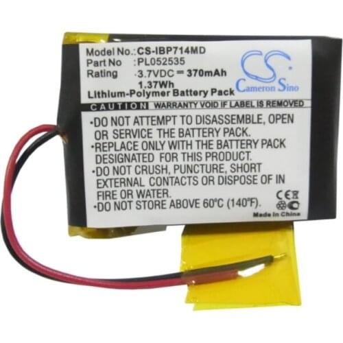 Cameron Sino 370mAh battery for IHEALTH BP5 E5E45A BP7 141DF1 PL052535 Medical Battery