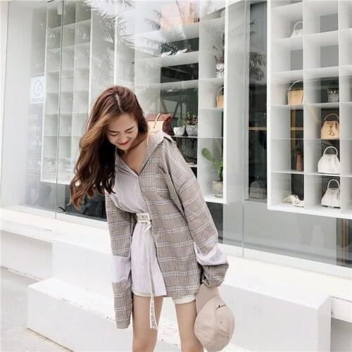 Женские рубашки в полоску AYAOZTT China At AliExpress