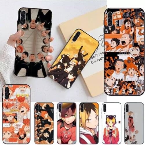 Anime volleyball boy Phone Case For Samsung A40 A50 A71 A8 A10 S7 S8 S10 S20 Fe note 10 plus