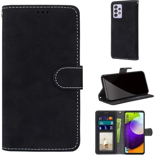 PU Leather Phone Case Wallet Cover for Samsung Galaxy A52 5G Flip Stand Book