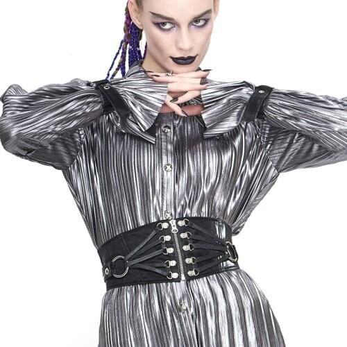 European and American steampunk belt elastic belt waist seal waist tight belly big belt belt waist stage performance COS props