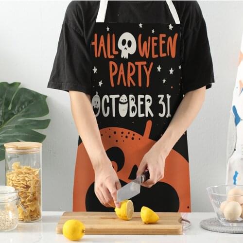Halloween pattern kitchen apron maid apron family apron chef apron apron for men halloween kitchen aprons for woman apron